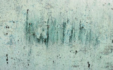 Métal rouillé vert de gris