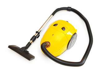 Vacuum cleaner isolated on the white background
