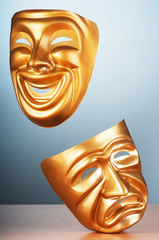 Masks with the theatre concept
