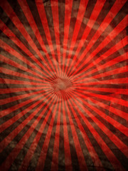 wrinkled paper with ray pattern
