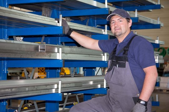 Facharbeiter in der Metallindustrie