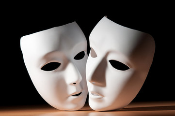 Masks with theatre concept
