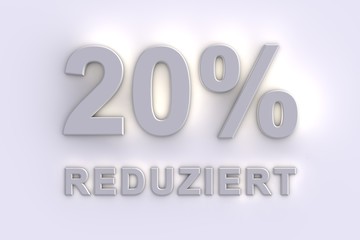 20 %reduziert