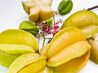 carambole, averrhoa carambola, fruit étoile