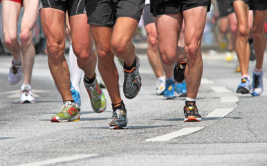 Fototapeta premium Marathonlauf