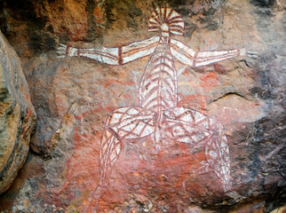 Aboriginal rock, Nourlangie, Kakadu N/P, Australia © EcoView