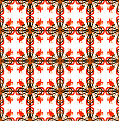 Fototapeta premium rose pattern seamless texture