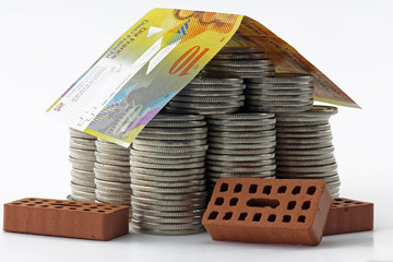 haus mit schweizerfranken