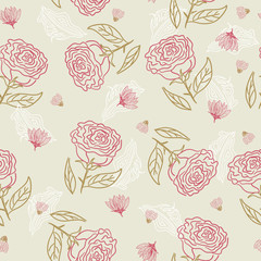 seamless flower background