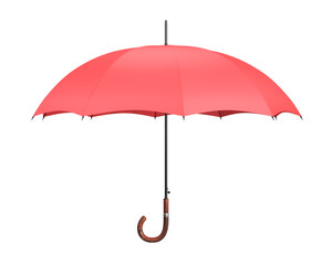 Open Red Umbrella