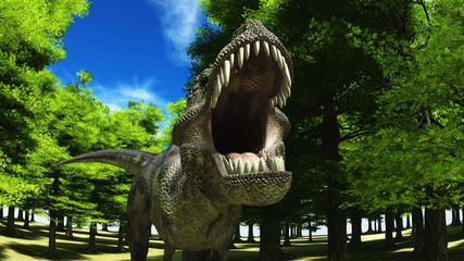 Fototapeta na wymiar 恐竜