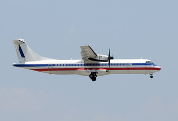Propeller airplane