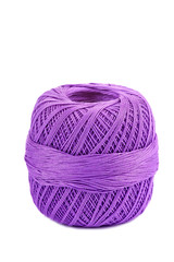 Violet cotton spool