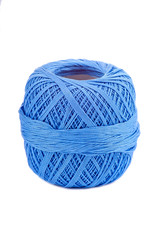 Blue cotton spool