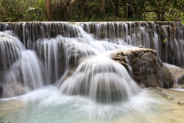Obraz premium Kuang Si Falls close to Luanng Prabang, Laos