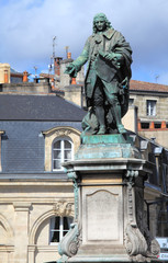 Statue of  Marquis de Tourny on Place Tourny,  Bordeaux, France