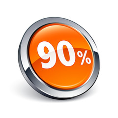 ic&ocirc;ne bouton internet 90%