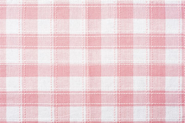チェック柄の布のアップ