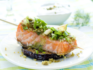 grilled salmon