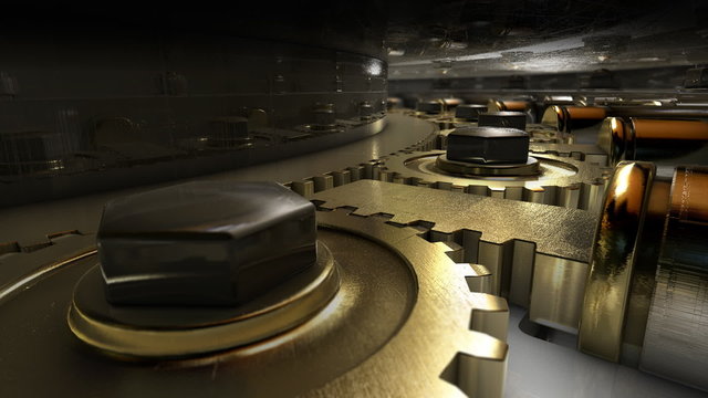 Mechanism of vault door