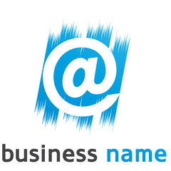 Obraz premium logo business internet