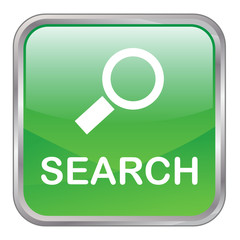 "SEARCH" Web Button (magnifying glass find internet go launch)