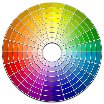Color Wheel Of 192 Colors