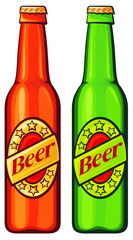 Beer beer bottles