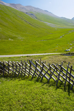 J&auml;gerzaun auf der Alm