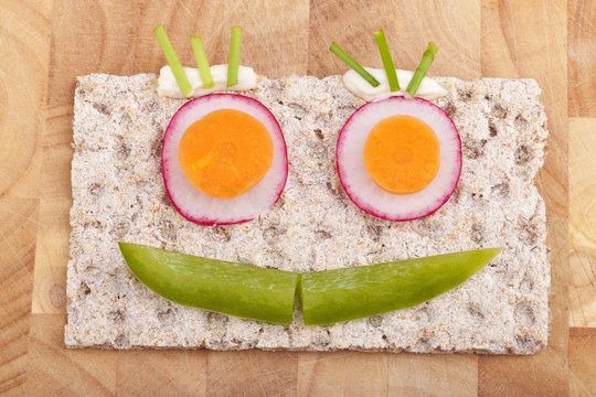 concept image for vegetarian and diet food