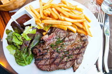juicy steak beef