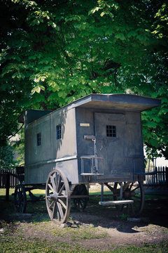 Mobile Prison Cell - kibitka, in Warsaw's Citadel