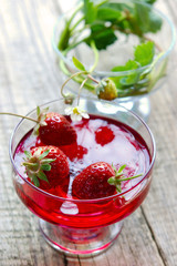 Götterspeise - Erdbeeren