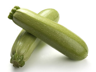 Two vegetable marrows