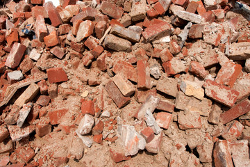 Pile of bricks