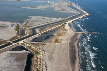Etang de la Galère et Faraman vue du ciel