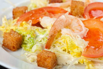 tiger shrimps salad