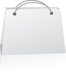 White shopping bag.