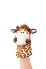 Happy hand puppet