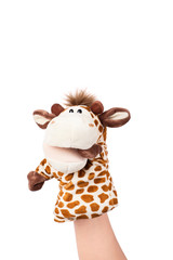 Happy hand puppet