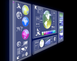 GPS navigator display