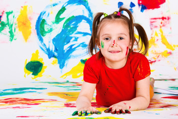 Elementary aged girl