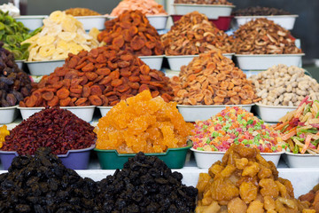 Dried fruits and nuts