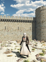 Templar Knight outside the Walls of Antioch