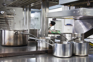 Cuisine d'un restaurant