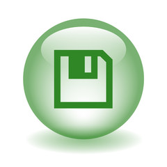 SAVE Web Button (download changes floppy disk click here green)