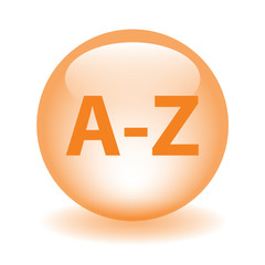 A-Z Web Button (directory search products catalogue dictionary)