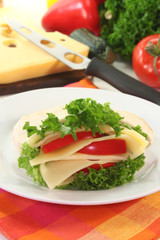 Pita mit Käse