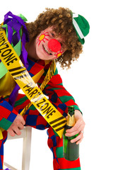 Drinking clown