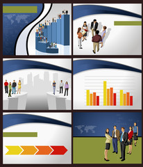 Obraz premium Business Template. Vector illustration.